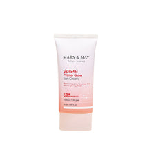 Load image into Gallery viewer, [MARY &amp; MAY] Vegan Primer Glow Sun Cream SPF50+ PA++++ 50ml
