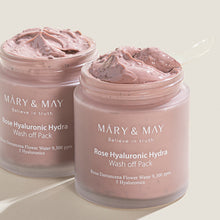 Load image into Gallery viewer, [MARY &amp; MAY] Vegan Rose Hyaluronic Hydra Wash off Pack 125g
