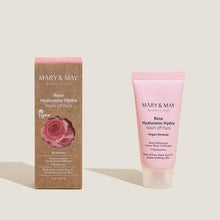 Load image into Gallery viewer, [MARY &amp; MAY] Vegan Rose Hyaluronic Hydra Wash off Pack 30g
