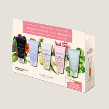 Load image into Gallery viewer, [MARY &amp; MAY] Vegan Wash Off Mask Mini Gift Set (30g x 5)
