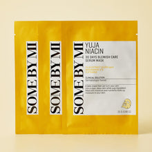 Load image into Gallery viewer, [SOME BY MI] Yuja Niacin Blemish Care Serum Mask 25g*10ea
