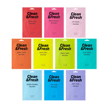 Load image into Gallery viewer, EUNYUL Clean &amp; Fresh Sheet Mask 22ml*30ea (10-type)
