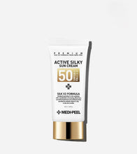 Load image into Gallery viewer, MEDIPEEL Active Silky Sun Cream SPF50+ PA+++ 50ml
