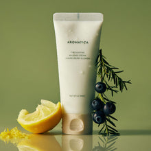 Load image into Gallery viewer, AROMATICA Circulating Massage Cream Juniper Berry &amp; Lemon 100ml
