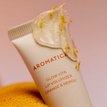 Load image into Gallery viewer, AROMATICA Glow Vita Lip Volumizer Orange &amp; Neroli 10g
