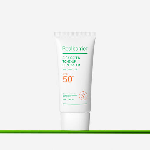 [Real Barrier] Cica Green Tone Up Sun Cream SPF 50+ PA++++ 50ml