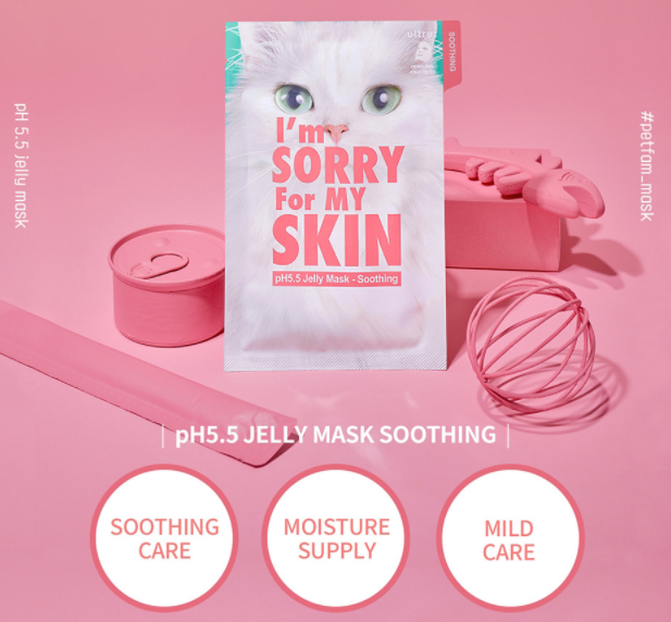 [I'm Sorry For My Skin] pH 5.5 Soothing Jelly Mask Sheet 33ml X 10ea
