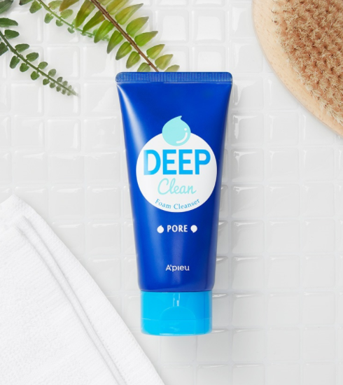 A'pieu Deep Clean Foam Cleanser - Pore 130ml X 3ea