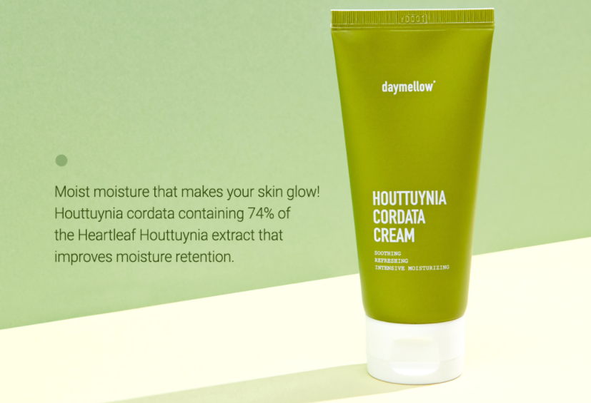 daymellow Houttuynia Cordata Real Soothing Cream 80g