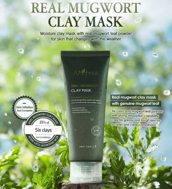Isntree Real Mugwort Clay Mask 100ml