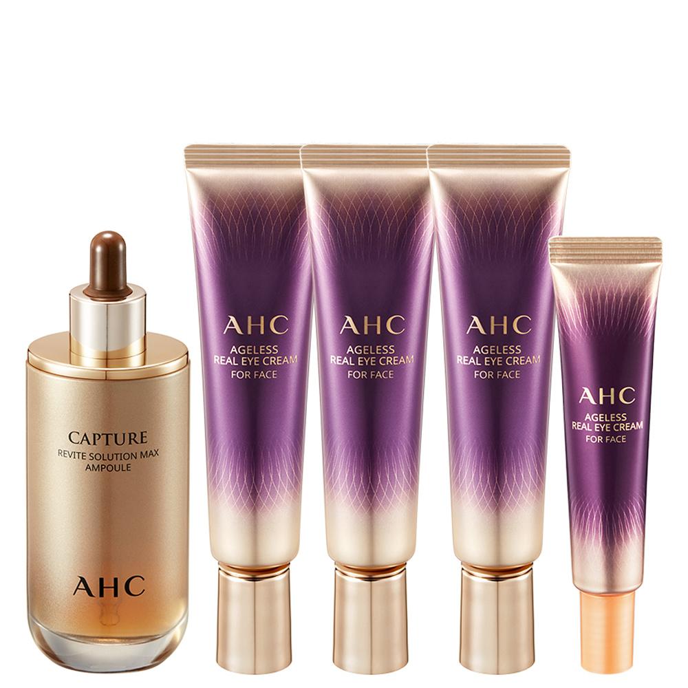 AHC Ageless Special Set Eye Cream & Ampoule [30mlx3 + 12ml + 50ml ]