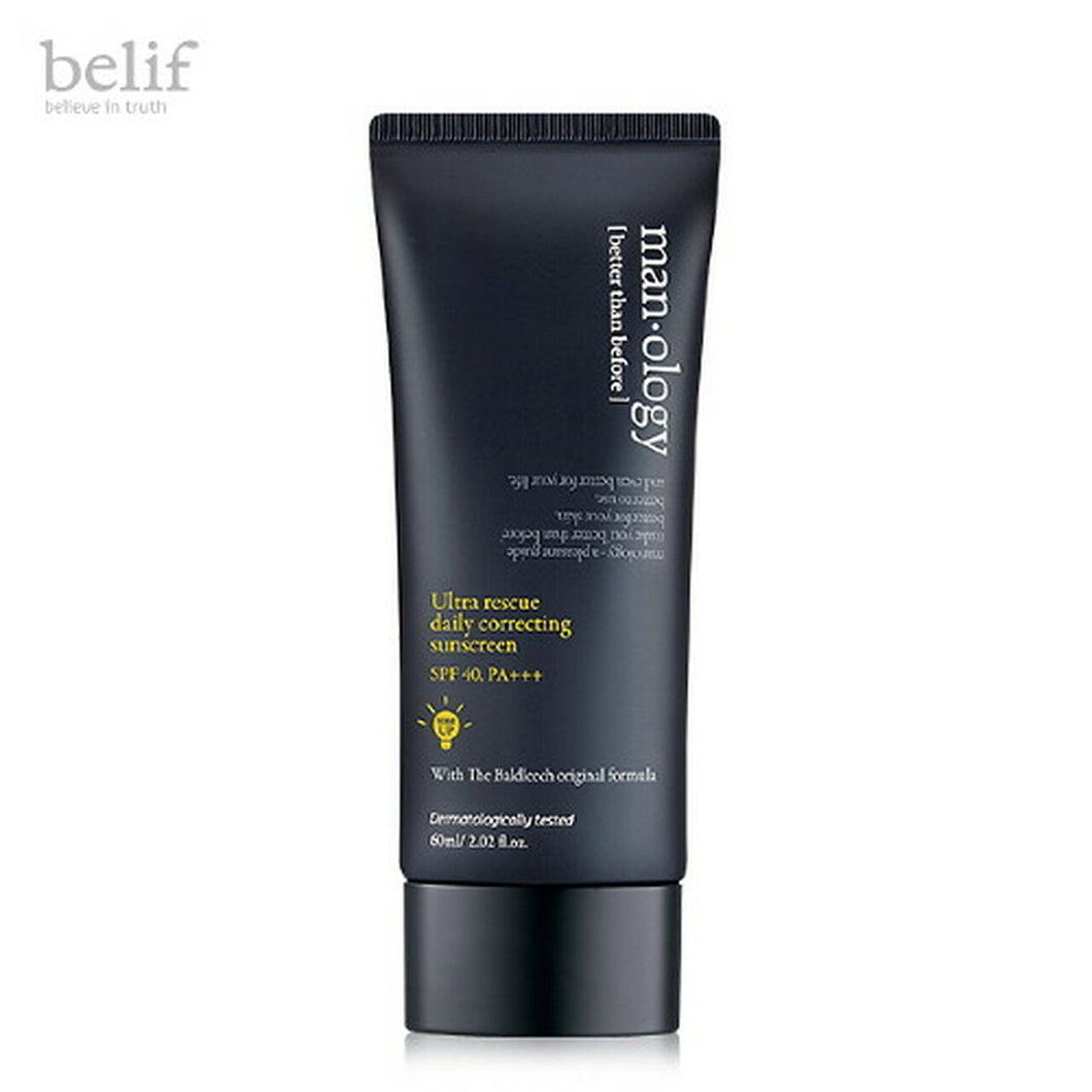 belif Manology Ultra Rescue Daily Correcting Sunscreen 60ml for Men