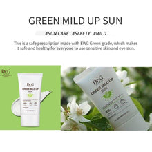 Load image into Gallery viewer, Dr.G Green Mild Up Sun SPF50+/PA++++ 50ml
