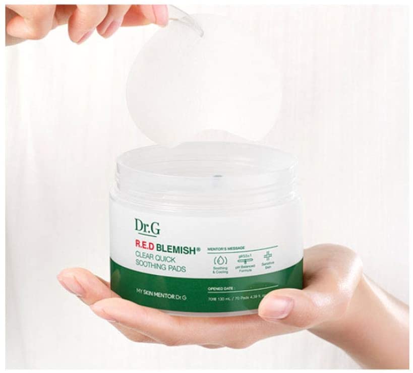 Dr.G Red Blemish Clear Quick Soothing Pads 70 Sheets
