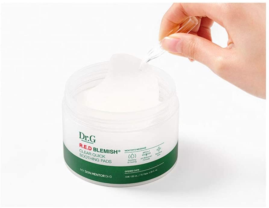 Dr.G Red Blemish Clear Quick Soothing Pads 70 Sheets