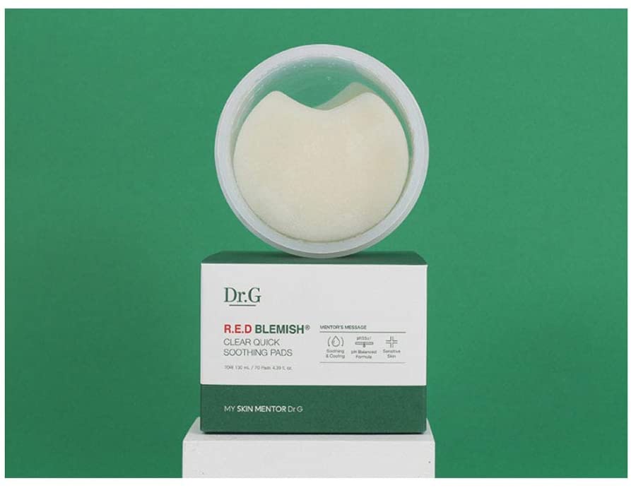 Dr.G Red Blemish Clear Quick Soothing Pads 70 Sheets