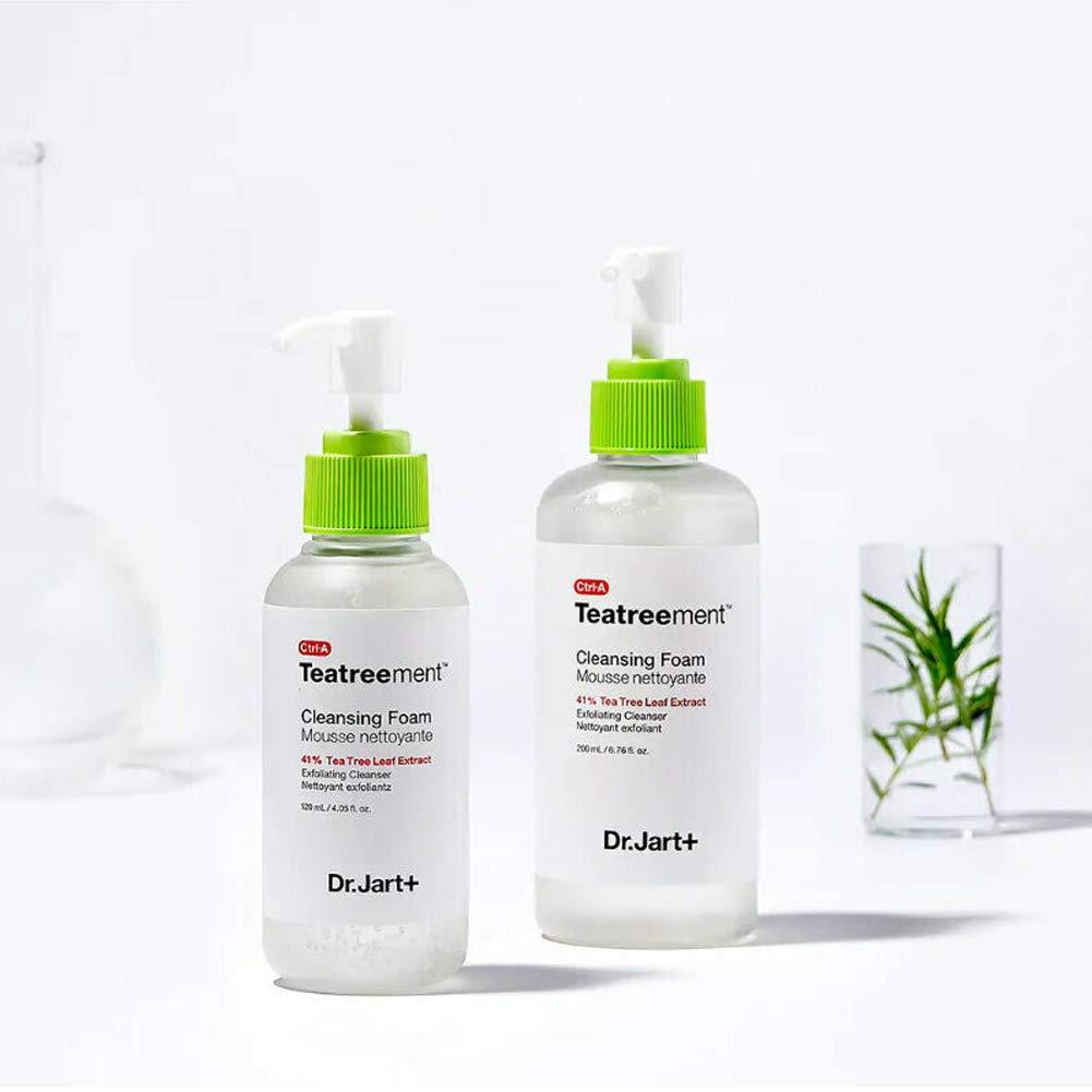 Dr.Jart+ Ctrl-A Teatreement Cleansing Foam/Exfoliating Cleanser/Tea Tree Leaf and Coconut Extract 6.76 oz(200ml)