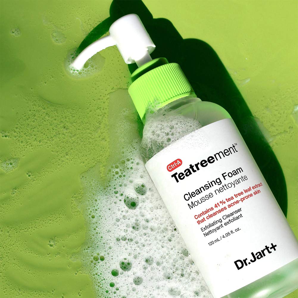 Dr.Jart+ Ctrl-A Teatreement Cleansing Foam/Exfoliating Cleanser/Tea Tree Leaf and Coconut Extract 6.76 oz(200ml)