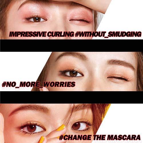 ESPOIR Nomudging Mascara Waterproof XP #1 Clean Black | Long-Lasting Waterproof Non-Smudging Mascara with C-Curling Effect for Defined Look