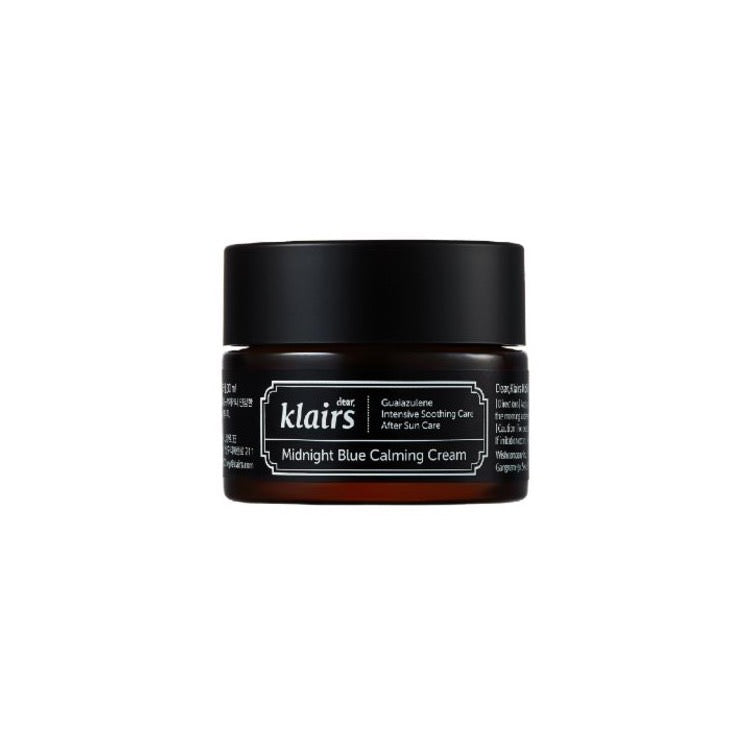 KLAIRS Midnight Blue Calming Cream, facial spot cream, calming cream, night calming spot cream, 30ml, 1.01ounce