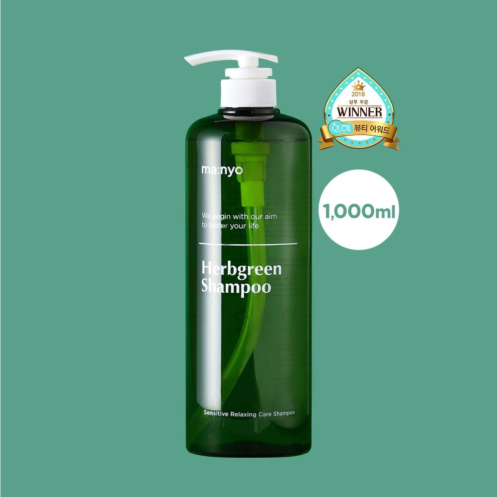Manyo Factory Herb green Natural Hair Shampoo 1000ml
