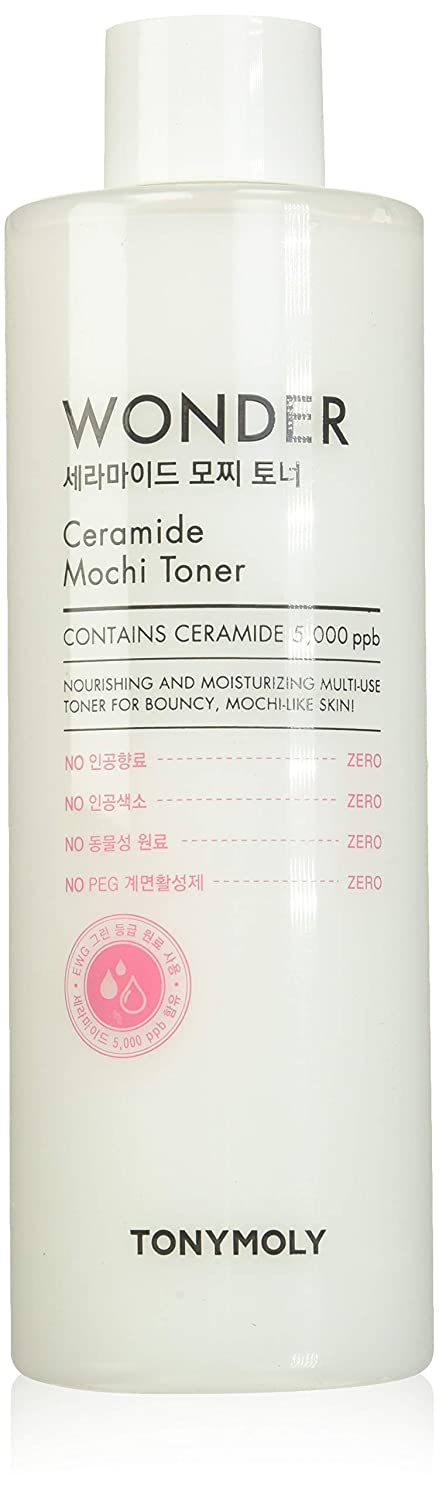 TONYMOLY Wonder Ceramide Mochi Toner, 17 oz(500ml)