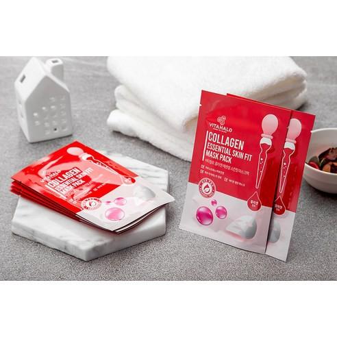 Vitahalo 50p Skin fit mask sheet Collagen, Aloe vera essential