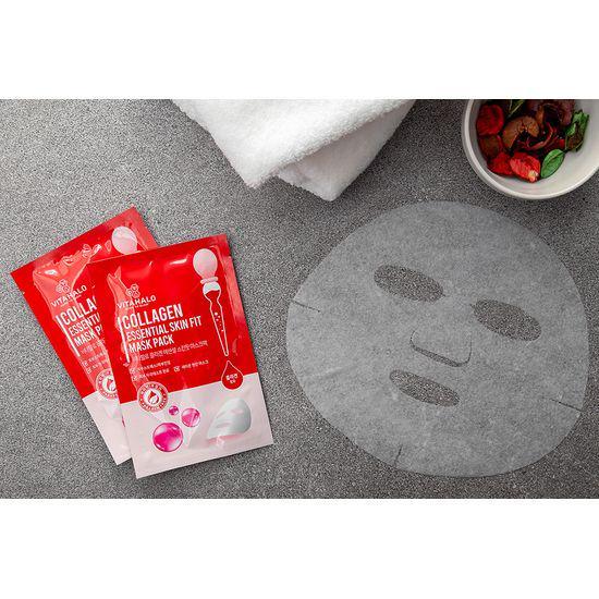 Vitahalo 50p Skin fit mask sheet Collagen, Aloe vera essential