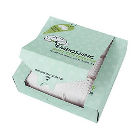 Mediflower Embossing Soft Cotton Puff Cotton Pads 600P