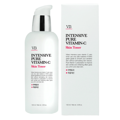 VIBAS Intensive Pure Vitamin C Skin Toner 130ml + Emulsion Set 130ml