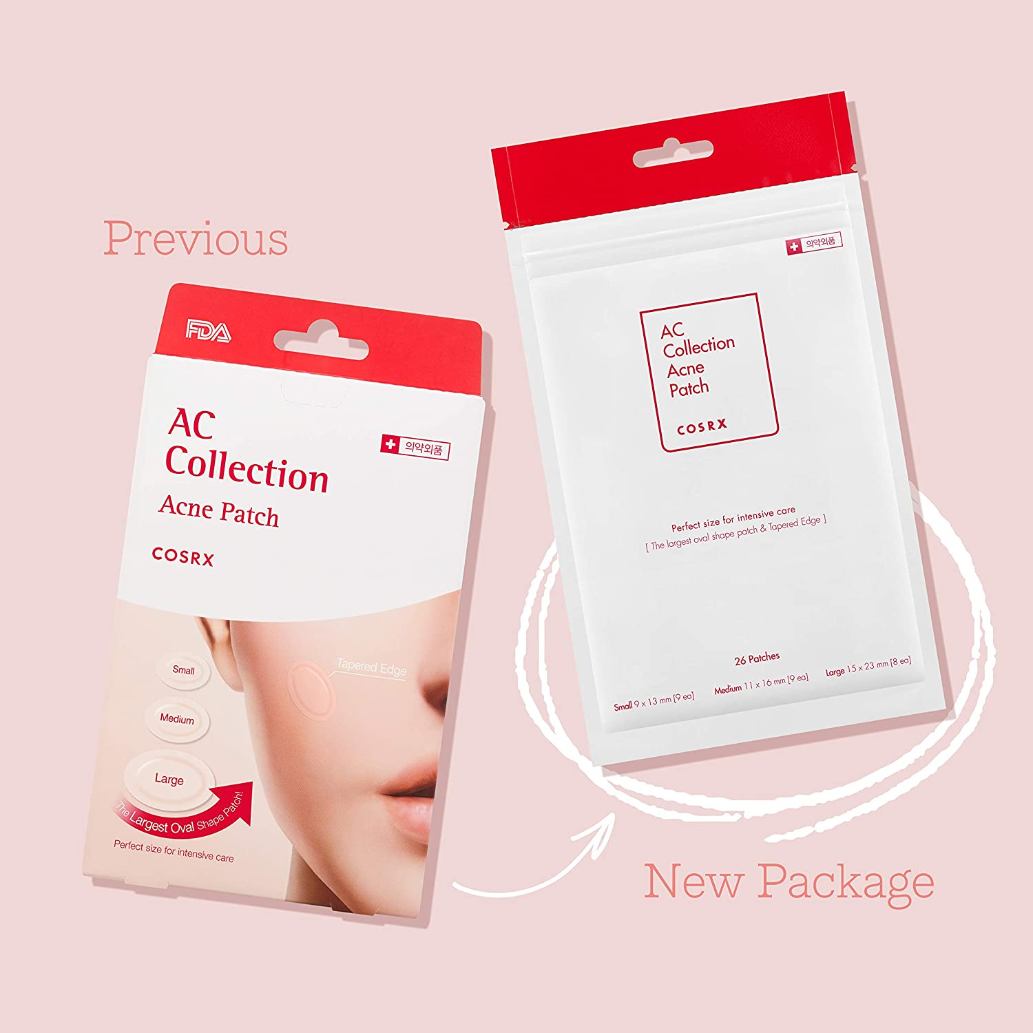 COSRX AC Collection Acne Patch, 26 Patches (Pouch Type)