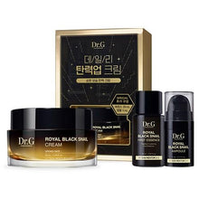 Load image into Gallery viewer, Dr.G Royal Black Snail Cream 50ml + First Essence 20ml + Ampoule 5ml Set
