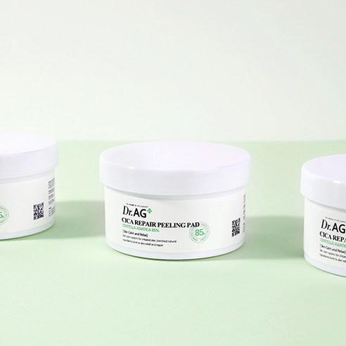 Dr.AG+ Cica Repair Peeling Pad 40p + Cica Hyaluronic Calming Ampoule 25ml SET