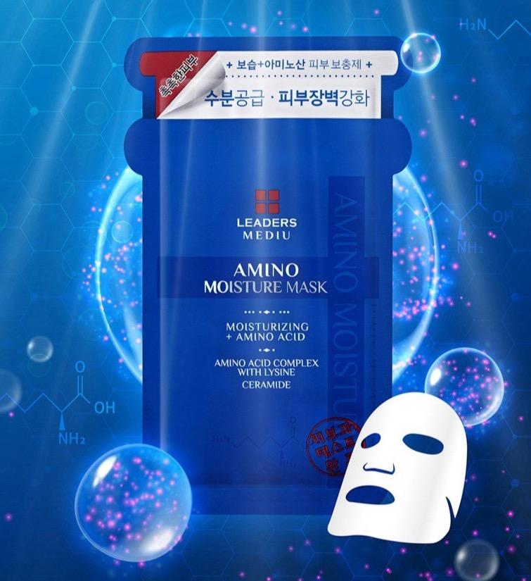 LEADERS MEDIU AMINO MOISTURE MASK Sheet 25ml x 10ea