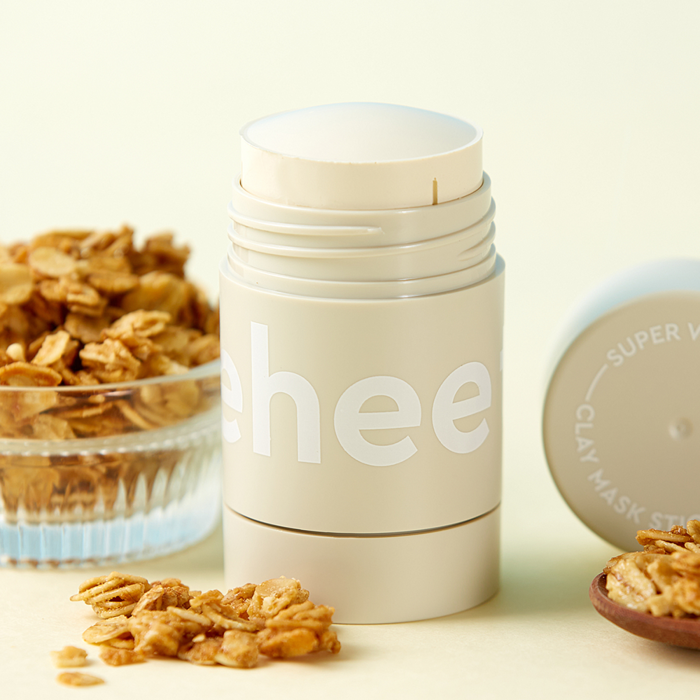 TEEHEEHEE Soothing Oat Clay Vegan Facial Mask Stick 35g