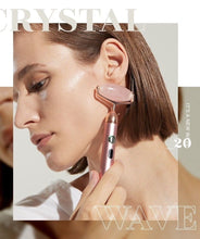 Load image into Gallery viewer, [ROSE DE JARDIN] Crystal Wave Roller, Rose Quartz 1pc
