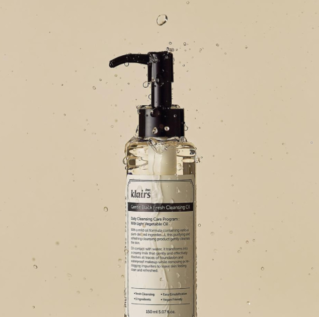 KLAIRS Gentle Black Fresh Cleansing Oil 150ml