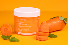 Load image into Gallery viewer, NEOGEN Dermalogy Carrot Deep Clear Remover Oil Pad 60 Sheets
