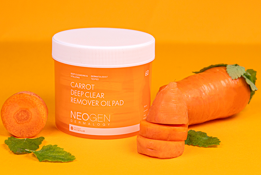 NEOGEN Dermalogy Carrot Deep Clear Remover Oil Pad 60 Sheets