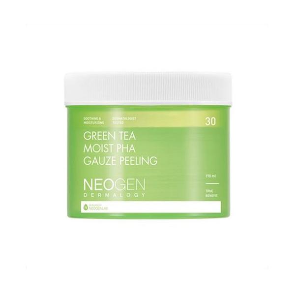 NEOGEN Dermalogy Green Tea Moist PHA Gauze Peeling 30 Sheets