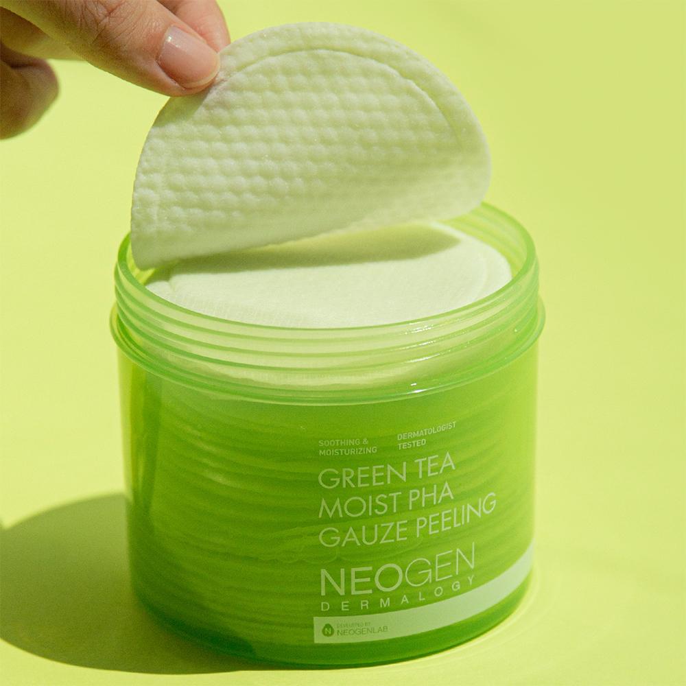 NEOGEN Dermalogy Green Tea Moist PHA Gauze Peeling 30 Sheets