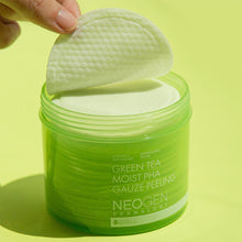 Load image into Gallery viewer, NEOGEN Dermalogy Green Tea Moist PHA Gauze Peeling 30 Sheets
