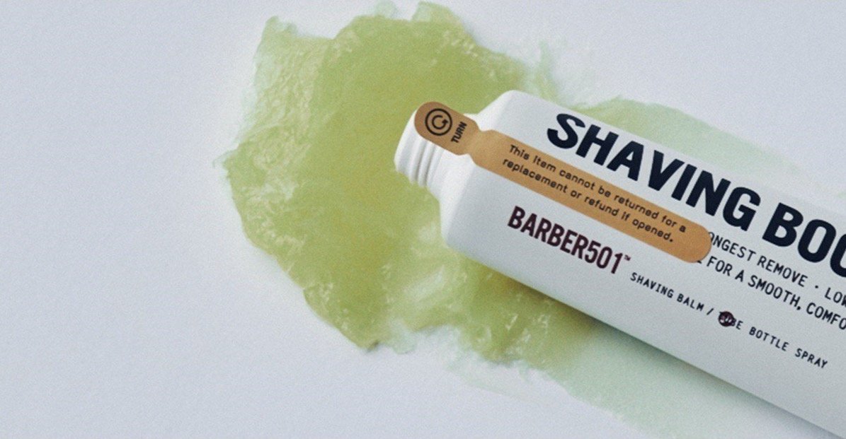 BARBER501 SHAVING BOOSTER Shaving Cream 66ml #VITA(YELLOW)