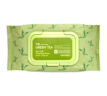 Load image into Gallery viewer, TONYMOLY The Chok Chok Green Tea No Wash Cleansing Tissue 100ea

