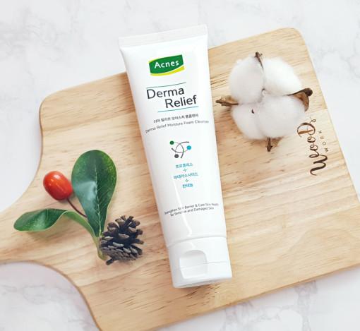 Acnes Derma Relief Moisture Foam Cleanser 200ml