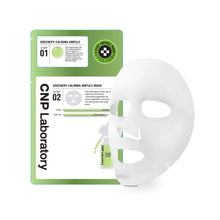 Load image into Gallery viewer, CNP 2- Step Greenery Calming Ampule Mask 5 Sheets

