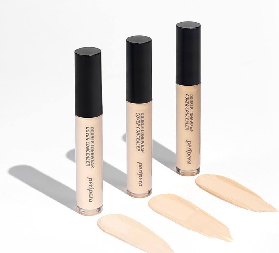 peripera Double Longwear Cover Concealer 5.5g (3 Colors)