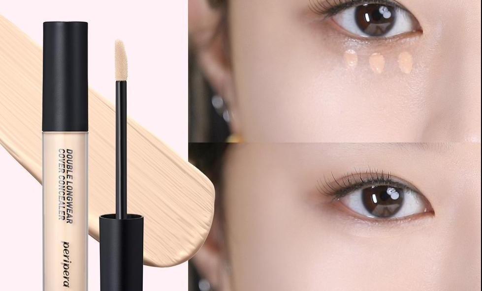 peripera Double Longwear Cover Concealer 5.5g (3 Colors)