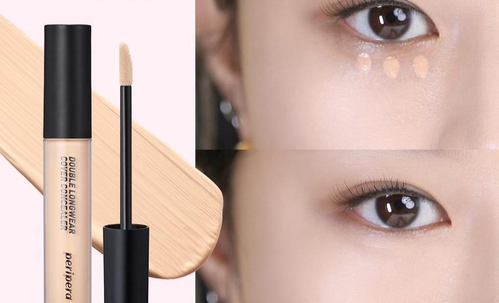 peripera Double Longwear Cover Concealer 5.5g (3 Colors)