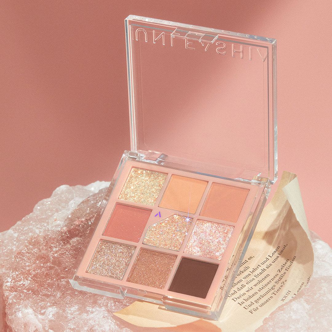 UNLEASHIA Glitterpedia Eye Palette 6.6g #N°3 All Of Coral Pink
